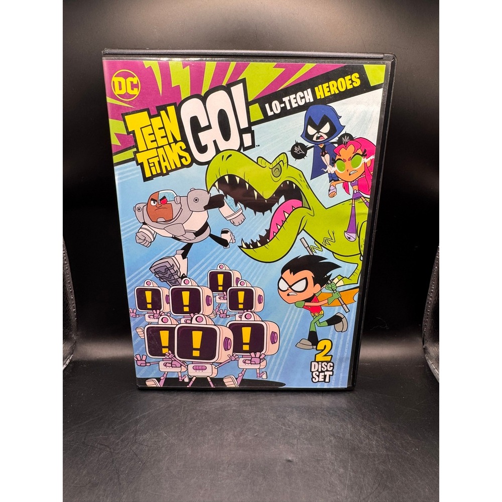 Teen Titans Go DVD Lot Complete 1st Season Lo-Tech Heroes Lookin For A Fight DC - Picture 8 of 9
